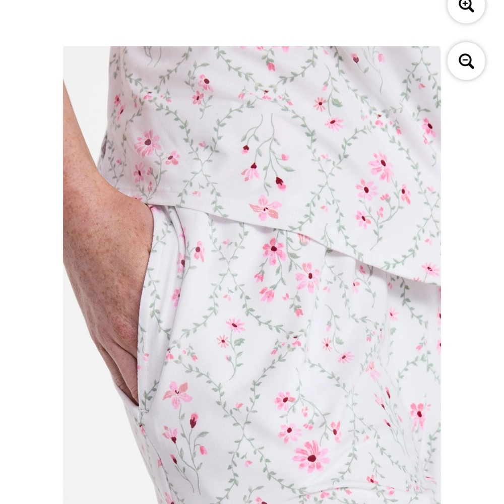 Floral Print Women's Pajama Set - Picture 7 of 9